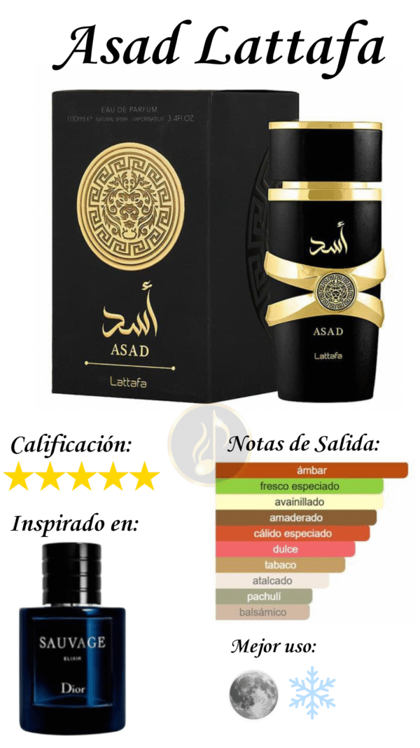 ASAD LATTAFA 100ML - Imagen 2