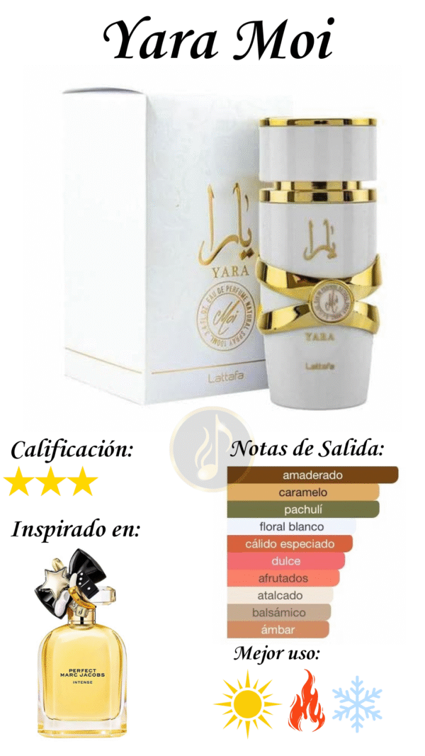 YARA MOI LATTAFA 100ML - Imagen 2