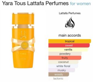 YARA TOUS LATTAFA 100ML - Imagen 2