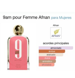 AFNAN 9AM POUR FEMME 100 ML - Imagen 2