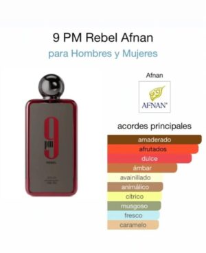 AFNAN 9PM REBEL 100 ML - Imagen 2