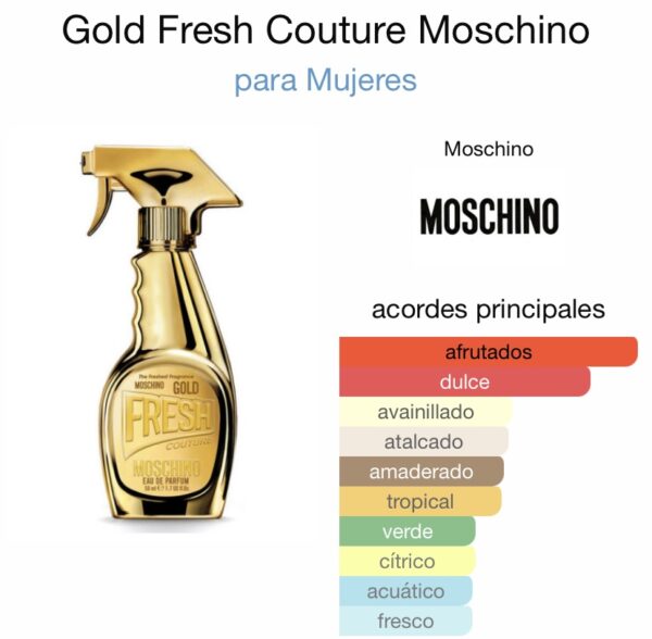 MOSCHINO FRESH GOLD 100 ML - Imagen 2
