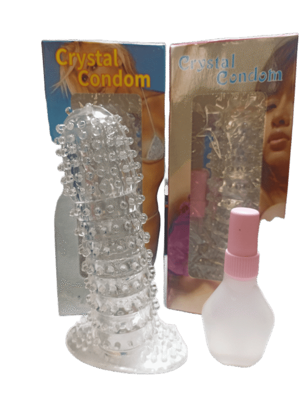 FUNDA ESTRIADA + LUBRICANTE GRATIS