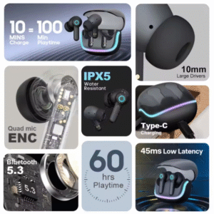 AUDÍFONOS INALAMBRICOS GAMER G07 - Imagen 2
