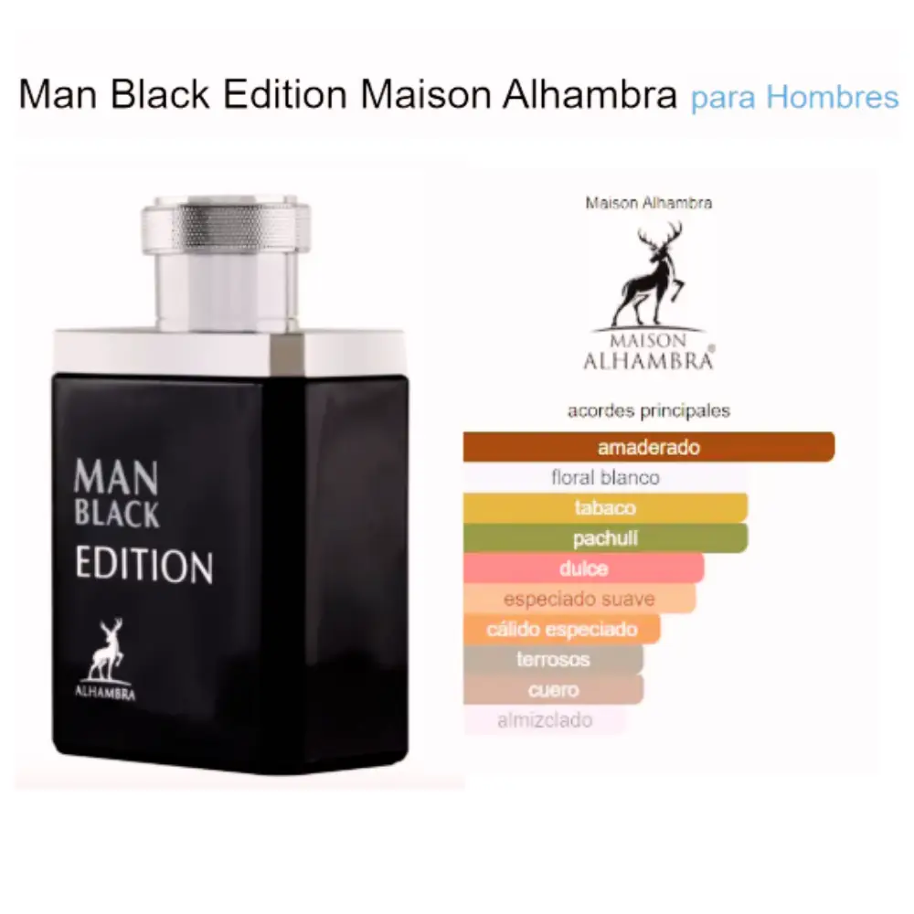 MAISON ALHAMBRA MAN BLACK - Imagen 2