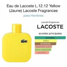 LACOSTE AMARILLA 100ML