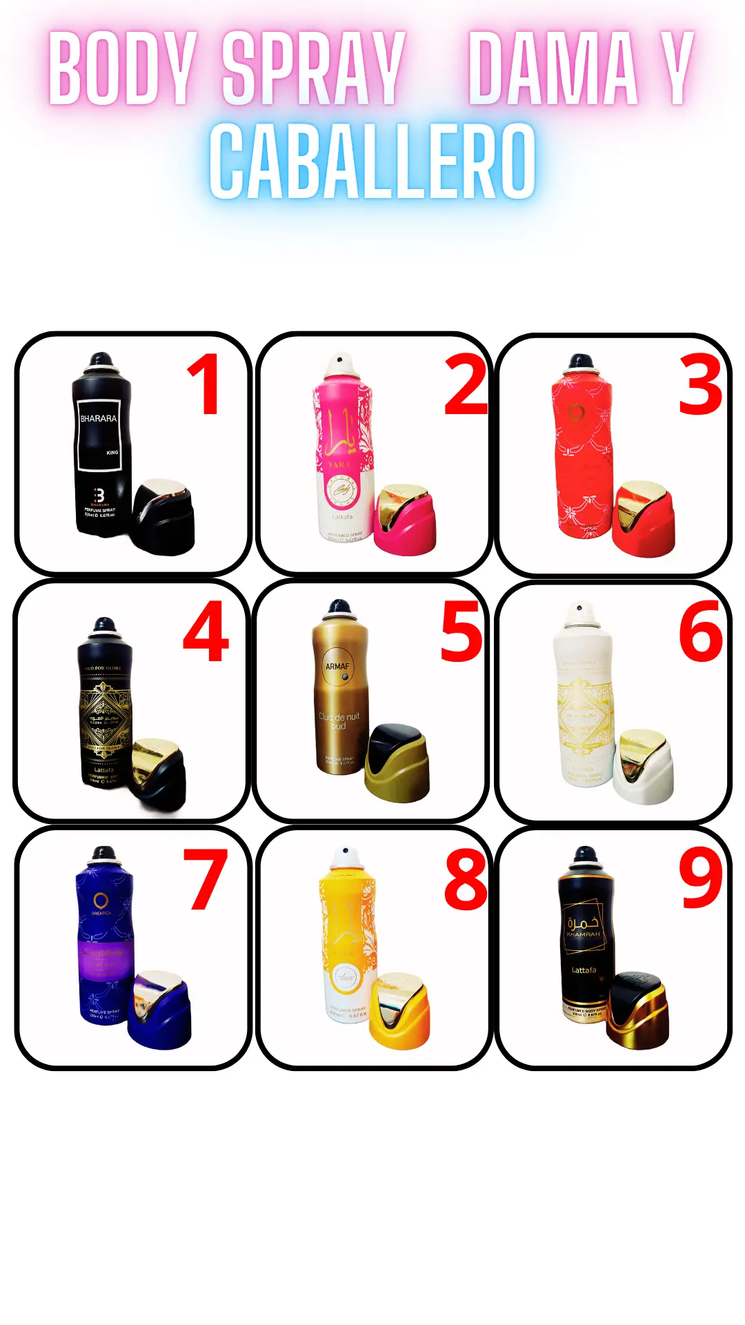 BODY SPRAY DAMA Y CABALLERO 200ML